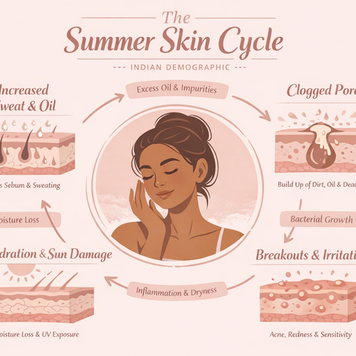How to Control Oily Skin in Summer: 3R Oil Balance System Explained