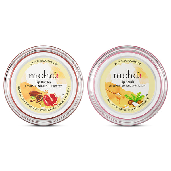 Lip Butter & Lip Scrub Combo