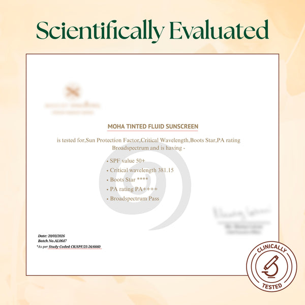 Tinted Fluid Sunscreen SPF 50+ PA++++ Universal Tint w/ New-Gen Filters