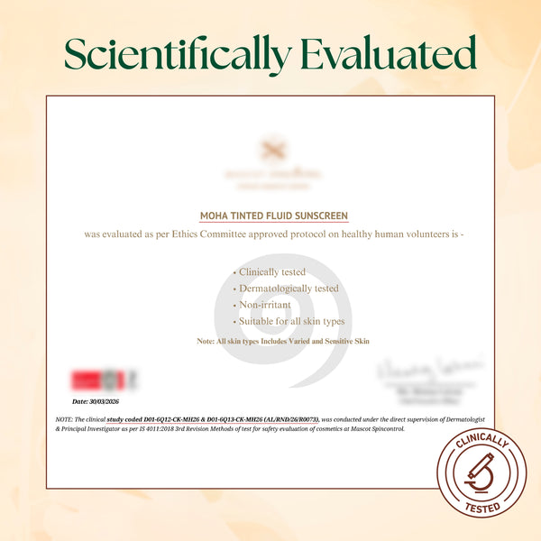 Tinted Fluid Sunscreen SPF 50+ PA++++ Universal Tint w/ New-Gen Filters