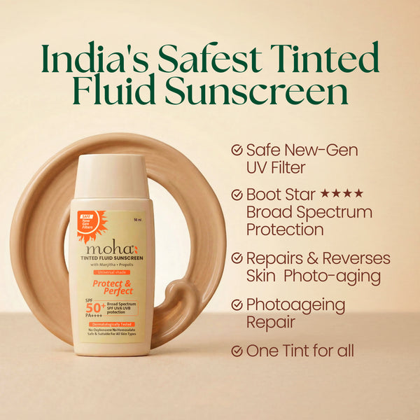 Tinted Fluid Sunscreen SPF 50+ PA++++ Universal Tint w/ New-Gen Filters