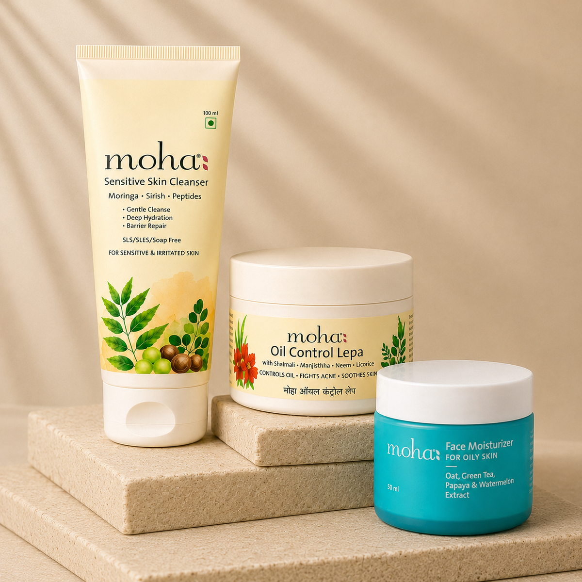 Oily Skin Care Combo | Cleanse, Control & Hydrate