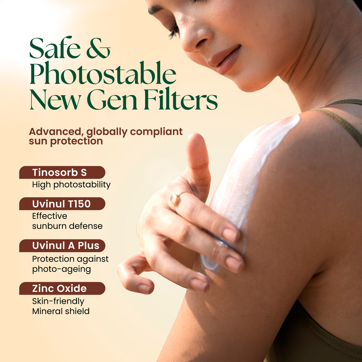 Body Sunscreen for SPF 50+ PA++++ with Safe & Photostable new gen filter & advanced skin repair botanicals