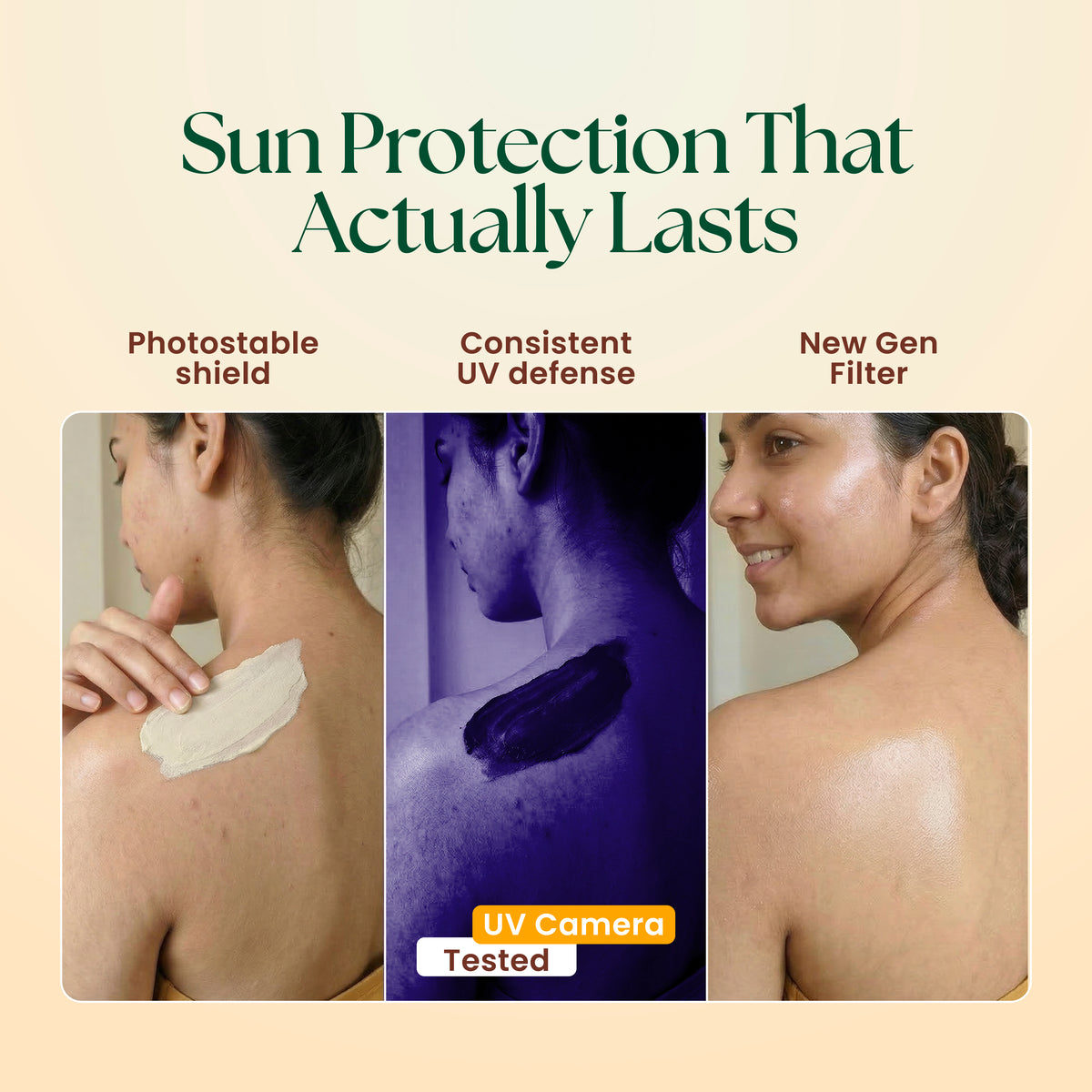 Body Sunscreen for SPF 50+ PA++++ with Safe & Photostable new gen filter & advanced skin repair botanicals