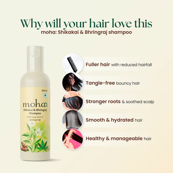 Shikakai and Bhringraj Shampoo