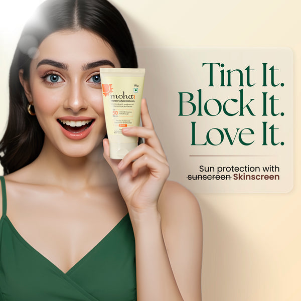 Tinted Sunscreen Gel with SPF 50