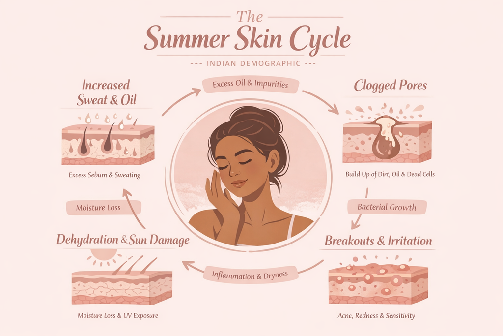 How to Control Oily Skin in Summer: 3R Oil Balance System Explained