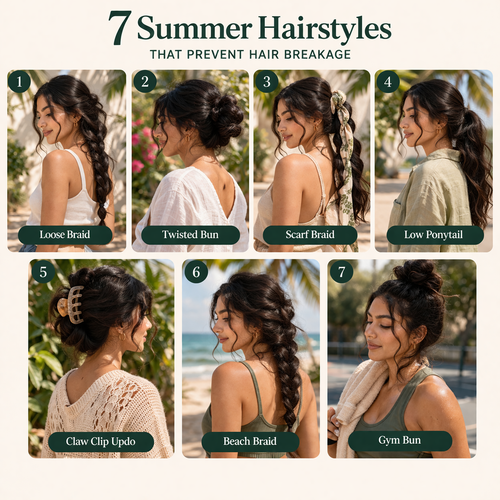 7 Summer Hairstyles That Prevent Hair Breakage