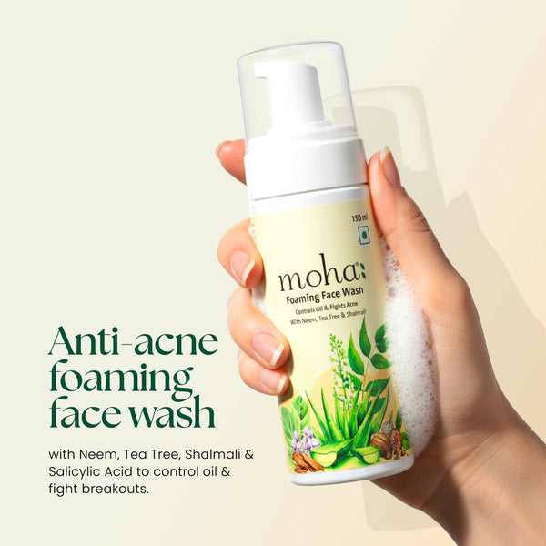 moha: Anti-Acne Foaming Face Wash