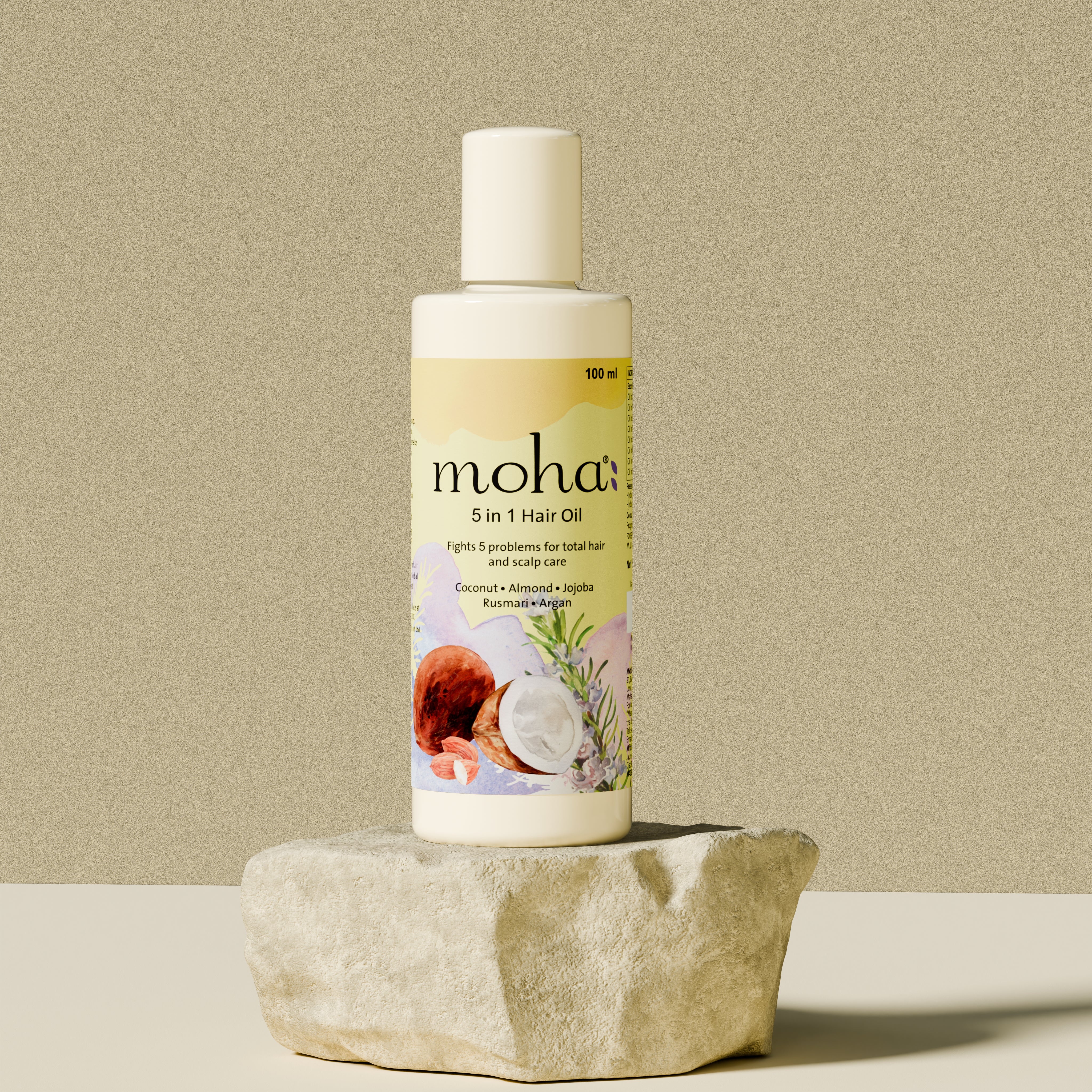 5 in 1 Hair Oil for Rapid Hair Growth & Anti Hairfall
