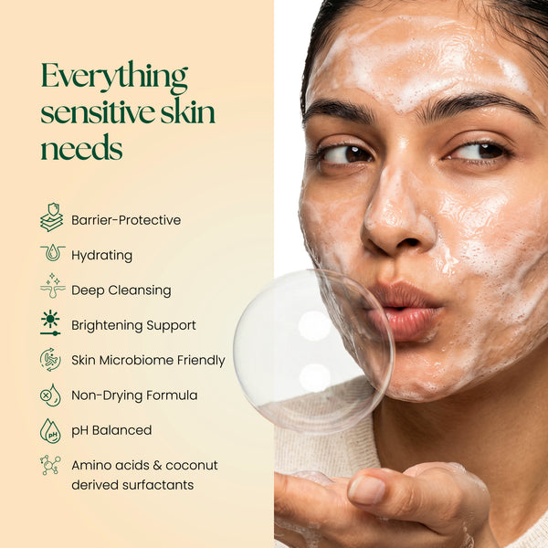 Barrier Protective Ayurvedic Sensitive Skin Cleanser
