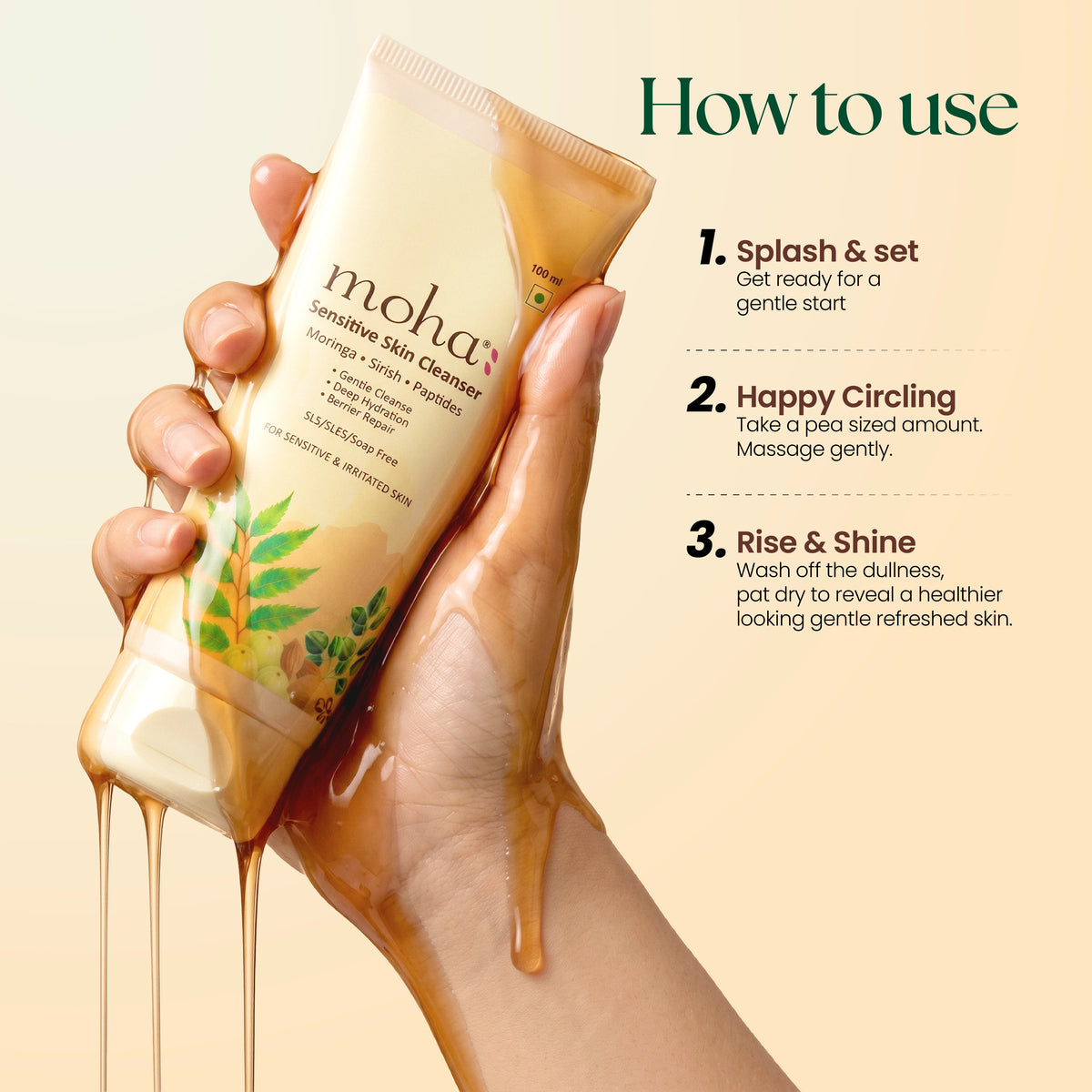 Barrier Protective Ayurvedic Sensitive Skin Cleanser