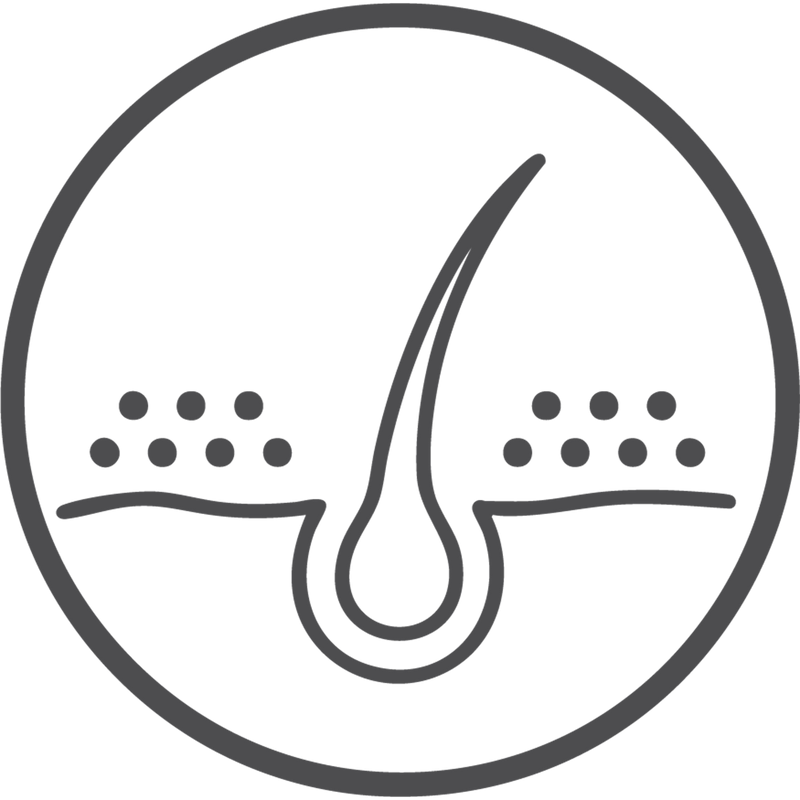 Fights Dandruff at Root:  Neem + Tea Tree oils reduce itchiness, flaking & microbial buildup