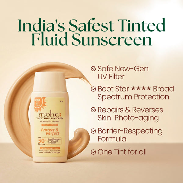 Tinted Fluid Sunscreen SPF 50+ PA++++ Universal Tint w/ New-Gen Filters
