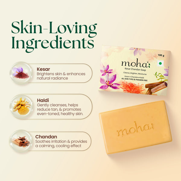 moha: Kesar chandan soap