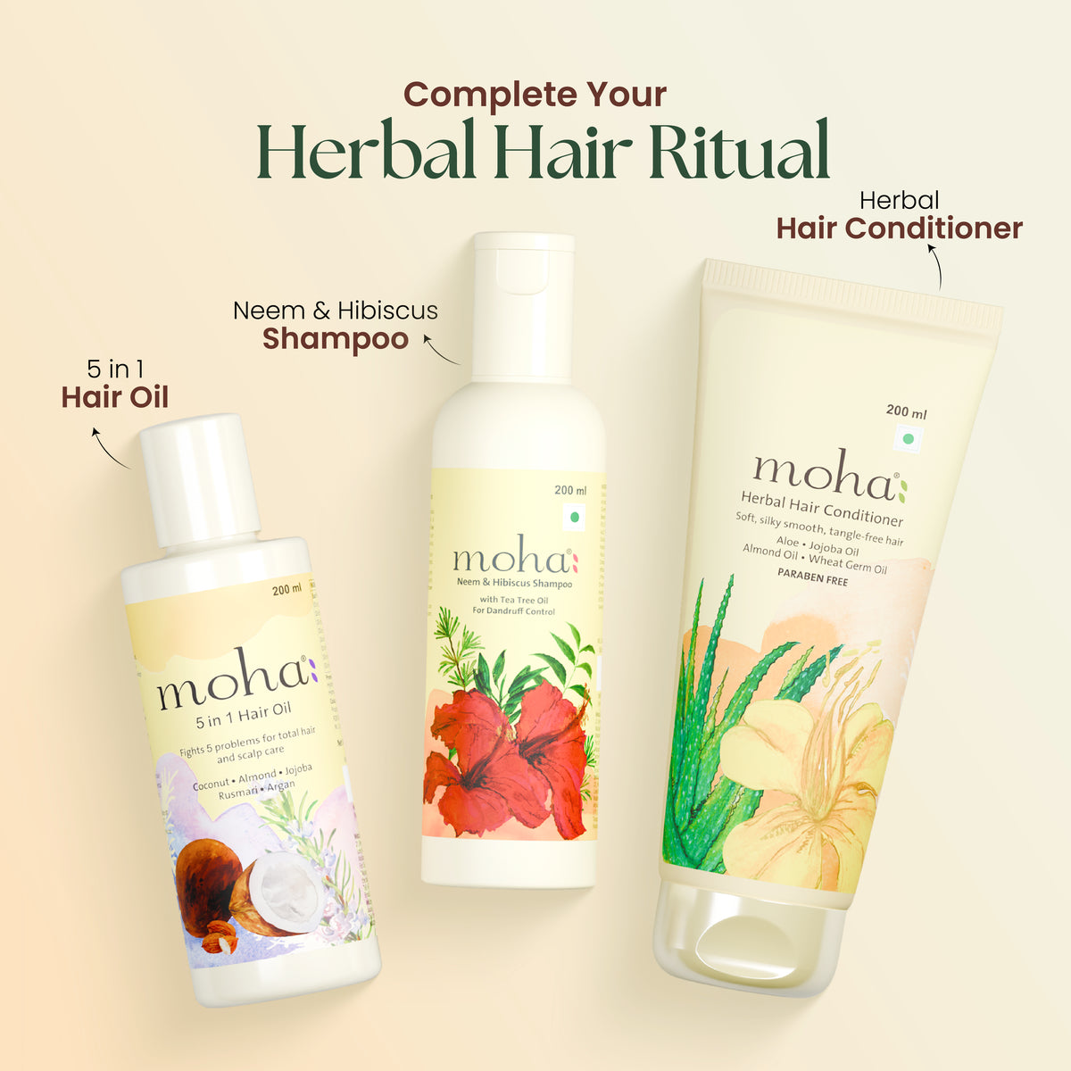 Anti Dandruff Neem & Hibiscus Shampoo with Tea Tree