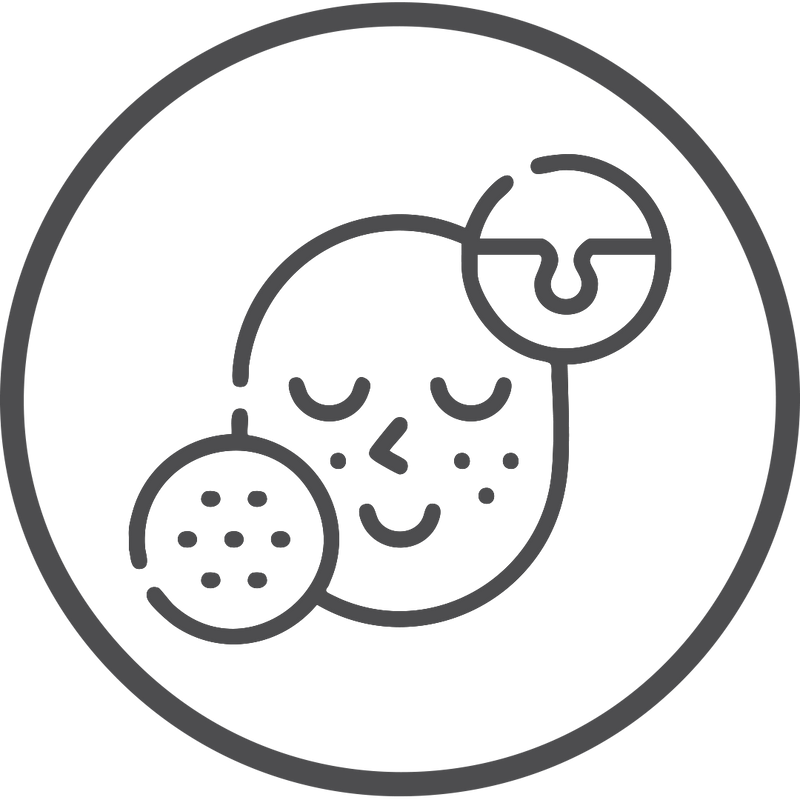  Reduces shine & appearance of pores