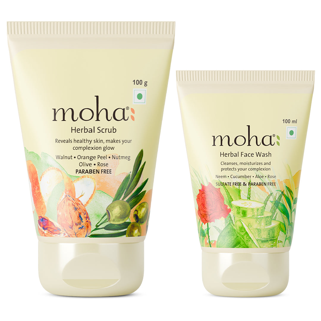 Herbal Scrub & Face Wash Combo