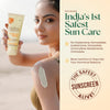 Body Sunscreen for SPF 50+ PA++++ with Safe & Photostable new gen filter & advanced skin repair botanicals