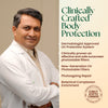 Body Sunscreen for SPF 50+ PA++++ with Safe & Photostable new gen filter & advanced skin repair botanicals