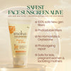 Face Sunscreen with SPF 50+PA++++Photostable Safest New-Gen UV Filters + pH balanced
