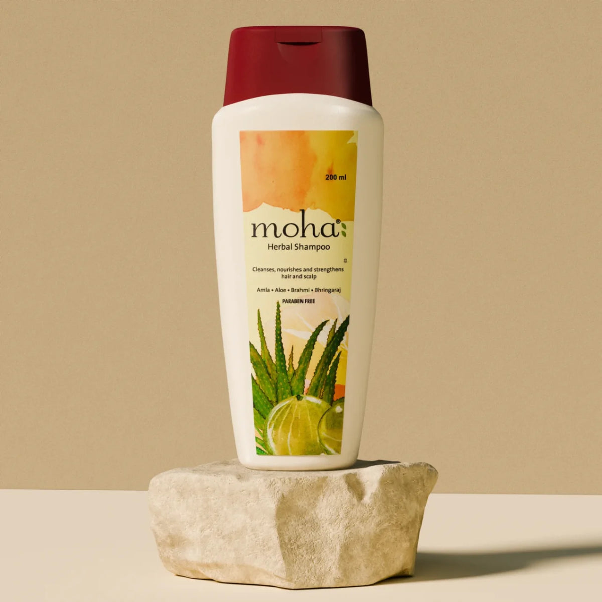 Deep Cleansing Herbal Shampoo for Greasy, Oily Scalp